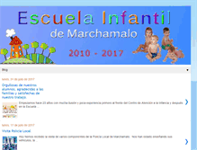 Tablet Screenshot of escuelainfantilmarchamalo.com